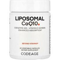 Codeage, Liposominis CoQ10, 60 daržovių kapsulių