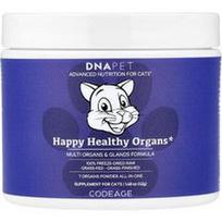 Codeage, DNR augintinis, laimingi sveiki organai, kelių organų ir liaukų formulė, katėms, 1.48 oz (42 g)
