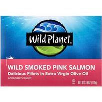 Wild Planet, Laukinė rūkyta rožinė lašiša, 3.9 uncijos (110 g)