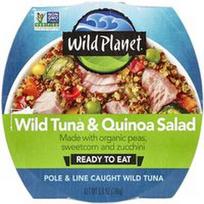 Wild Planet, Laukinio tuno ir kvinojos salotos, 5.6 uncijos (160 g)