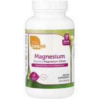 Zahler, Magnis, bioaktyvus magnio citratas, 200 mg, 120 kapsulių