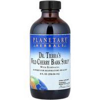 Planetary Herbals, Dr. Tierra's laukinių vyšnių žievės sirupas™, 8 skysčio uncijos (236,56 ml)