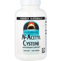 Source Naturals, N-acetilcisteinas, 1000 mg, 180 tablečių