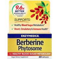 Enzymedica, Berberino fitosoma, 60 kapsulių (275 mg vienoje kapsulėje)
