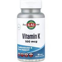 KAL, Vitaminas K, 100 mcg, 100 tablečių