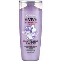 L'Oréal, Elvive, Hyaluron + Plump, 72H drėkinamasis šampūnas, sausi, dehidratuoti plaukai, 12.6 fl oz (375 ml)