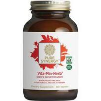 Pure Synergy, Vita-Min-Vitality®, vyriški 2 multivitaminai per dieną, 60 tablečių