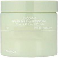 Celimax, šveičiamieji padeliai su širdžialape stimbure ir BHA „Ji Woo GAE Heartleaf BHA Peeling Pad“, 60 padelių, 125 ml