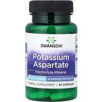 Swanson Vitamins, Kalio aspartatas, 99 mg, 60 kapsulių