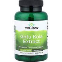 Swanson Vitamins, Gotu Kola ekstraktas, standartizuotas, 100 mg, 120 kapsulių
