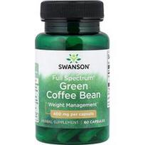 Swanson Vitamins, „Full Spectrum®“ žaliosios kavos pupelės, 400 mg, 60 kapsulių