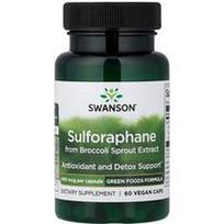 Swanson Vitamins, Sulforafanas iš brokolių daigų ekstrakto, 400 mcg, 60 veganiškų dangtelių