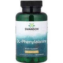 Swanson Vitamins, DL-fenilalaninas, 500 mg, 100 kapsulių