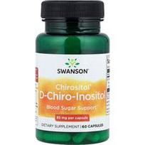 Swanson Vitamins, Chirositol® D-Chiro-inozitolis, 85 mg, 60 kapsulių