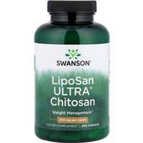 Swanson Vitamins, LipoSan Ultra® chitozanas, 240 kapsulių (500 mg vienoje kapsulėje)