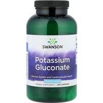 Swanson Vitamins, Kalio gliukonatas, 99 mg, 250 kapsulių