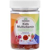Swanson Vitamins, Vaikiški multivitaminų guminukai, mišrūs vaisiai, 60 guminukų