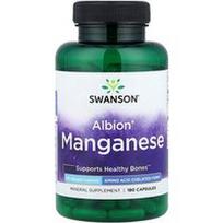 Swanson Vitamins, Albion® Manganese, 40 mg, 180 kapsulių