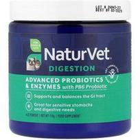 NaturVet, Pažangūs probiotikai ir fermentai + Vet Strength PB6 probiotikas, šunims ir katėms, 4 uncijos (114 g)