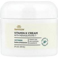 Swanson Vitamins, Vitamino K kremas su menachinonu-7, 2 fl oz (59 ml)
