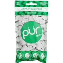 The PUR Company, Kramtomoji guma, šaltmėtė, 55 vnt., 2.72 oz (77 g)