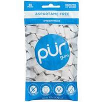 The PUR Company, Kramtomoji guma, pipirmėtė, 55 vnt., 2.72 oz (77 g)