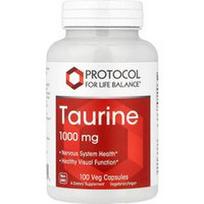 Protocol for Life Balance, Taurinas, 1 000 mg, 100 daržovių kapsulių