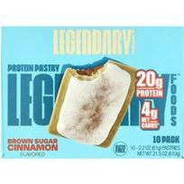Legendary Foods, baltyminis pyragėlis, rudojo cukraus ir cinamono skonio, 10 pakuočių, po 61 g.