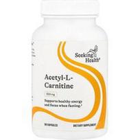 Seeking Health, Acetil-L-karnitinas, 500 mg, 90 kapsulių