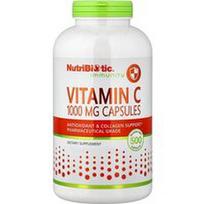 NutriBiotic, Imunitetas, Vitaminas C, 1 000 mg, 500 kapsulių