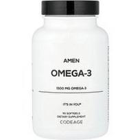 Codeage, Amen, Omega-3, 90 minkštųjų kapsulių (750 mg vienoje minkštojoje kapsulėje)