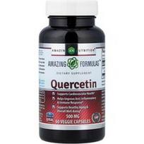 Amazing Nutrition, Kvercetinas, 500 mg, 60 daržovių kapsulių