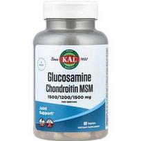 KAL, Gliukozaminas Chondroitinas MSM, 60 tablečių