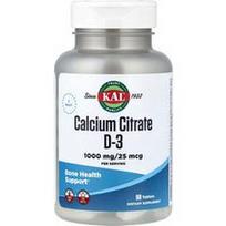 KAL, Kalcio citratas D-3, 90 tablečių