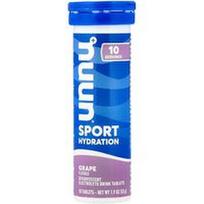 Nuun, Sportinis drėkinimas, putojančios elektrolitų gėrimo tabletės, vynuogės, 10 tablečių