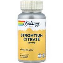 Solaray, Stroncio citratas, 250 mg, 60 daržovių kapsulių