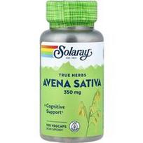 Solaray, Tikros žolelės, Avena Sativa, 350 mg, 100 daržovių kapsulių