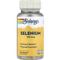 Solaray, Selenas, 100 mcg, 100 daržovių kapsulių