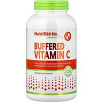 NutriBiotic, Imunitetui, buferinis vitaminas C su kalciu, magniu, kaliu ir cinku, 250 kapsulių be glitimo