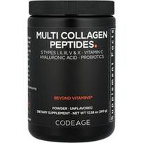 Codeage, Multi kolageno peptidų milteliai, be skonio, 10.58 uncijos (300 g)