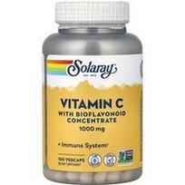 Solaray, Vitaminas C su bioflavonoidų koncentratu, 100 daržovių kapsulių