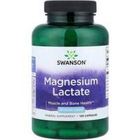 Swanson Vitamins, Magnio laktatas, 84 mg, 120 kapsulių