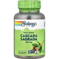 Solaray, Tikros žolės, Cascara Sagrada, 450 mg, 180 VegCaps