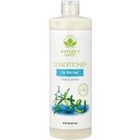 Mild By Nature, (Nature's Gate), Biotino ir bambuko kondicionierius ploniems plaukams, 16 fl oz (473 ml)