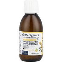 Metagenics, OmegaGenics®, žuvų taukai EPA-DHA skystis, natūrali citrina, 5 fl oz (150 ml)