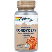 Solaray, Grybai, Kordicepsas, 60 VegCaps