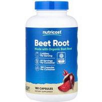Nutricost, Burokėlių šaknis, 180 kapsulių (800 mg vienoje kapsulėje)