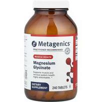 Metagenics, Magnio glicinatas, 100 mg, 240 tablečių
