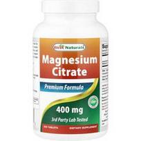 Best Naturals, Magnio citratas, 250 tablečių (200 mg tabletėje)