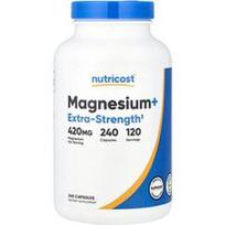 Nutricost, Magnis+, 240 kapsulių (210 mg vienoje kapsulėje)